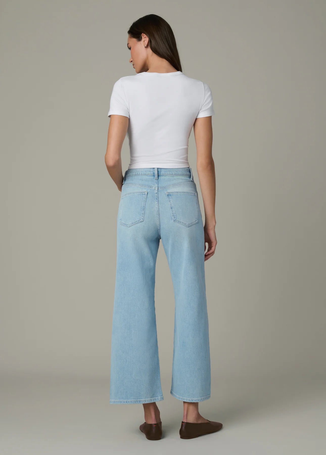 The Mia - High Rise Wide Leg Ankle - Surreal