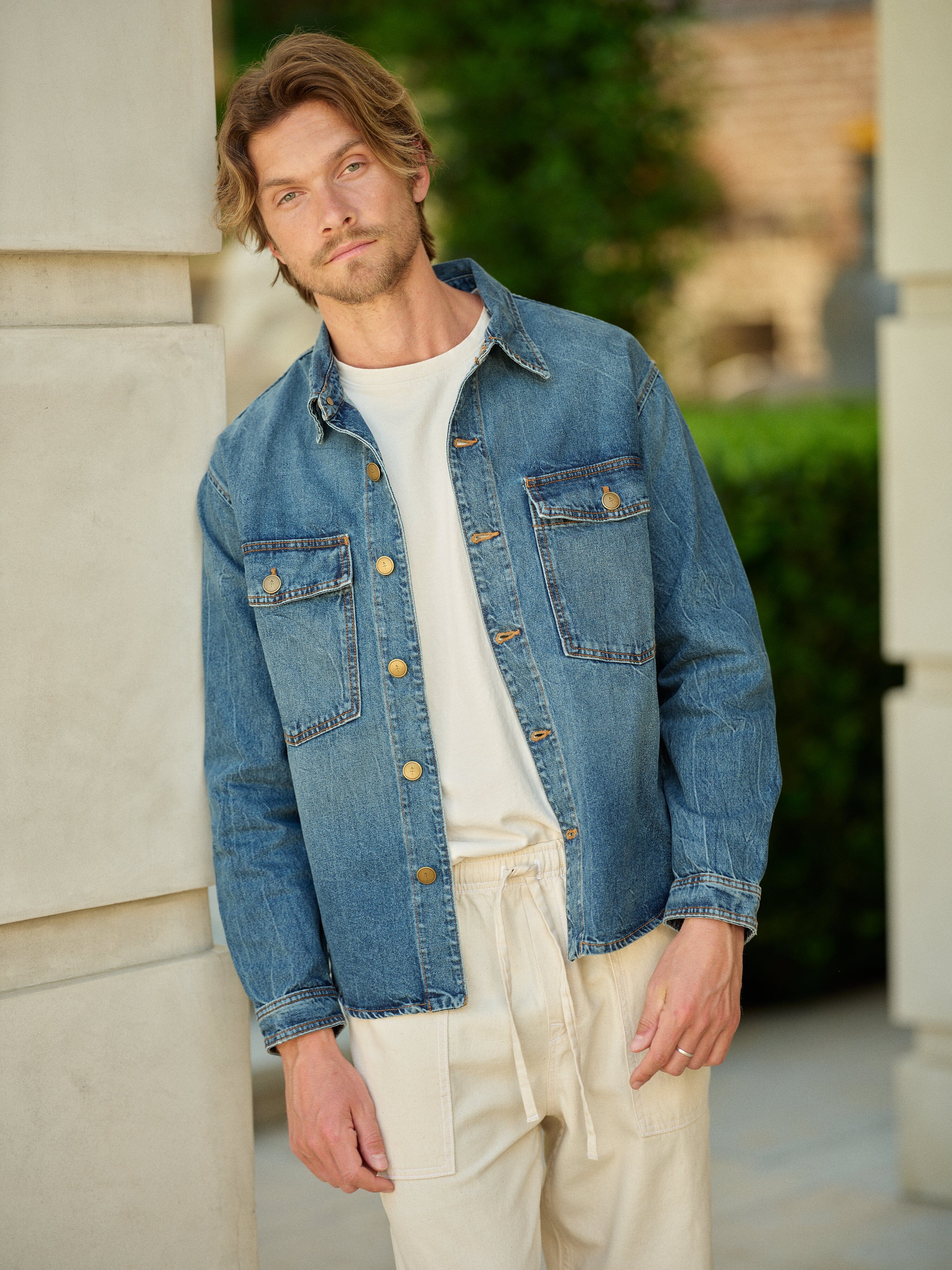 Noah Overshirt in Japanese Denim