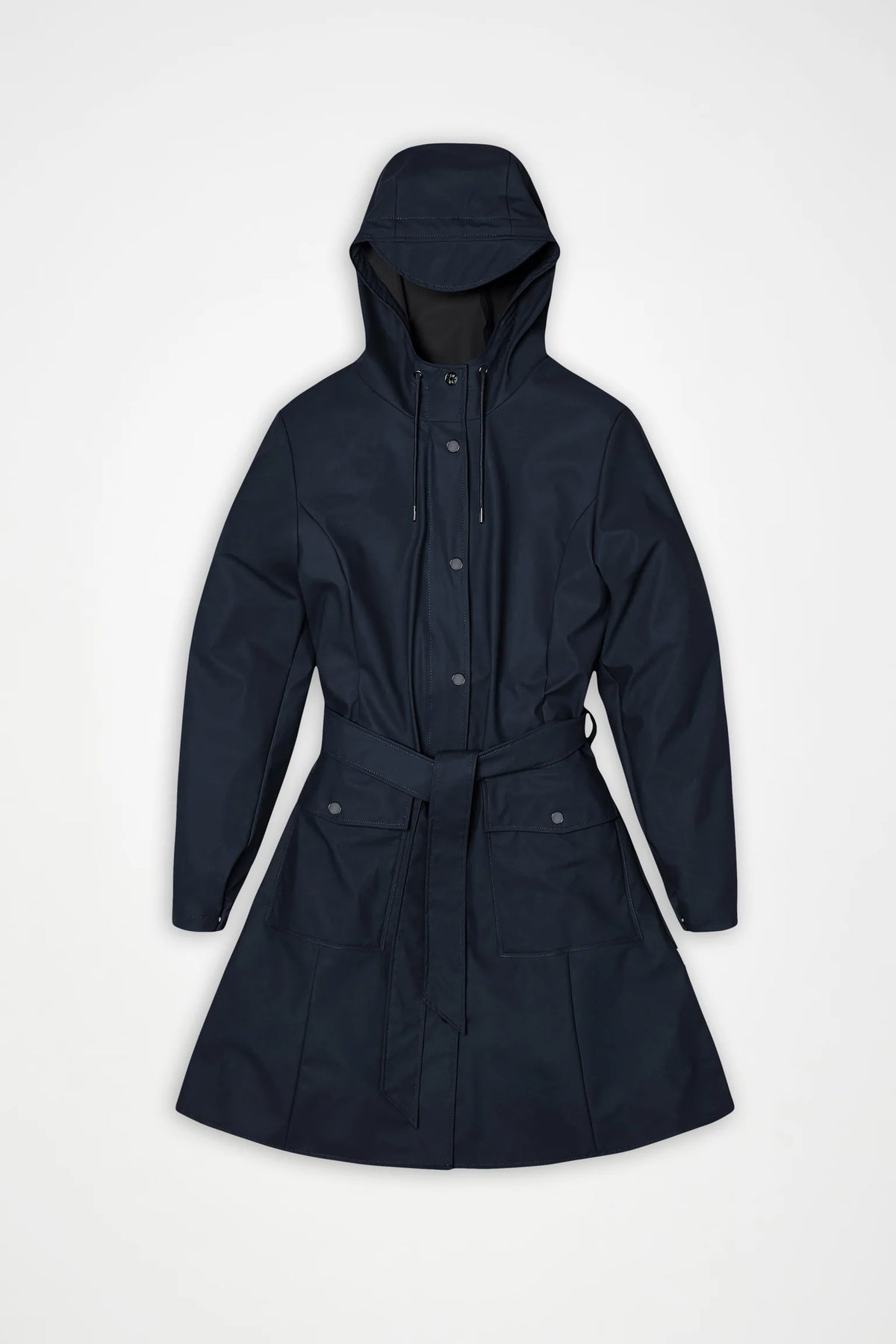 Curve Long Jacket - Navy
