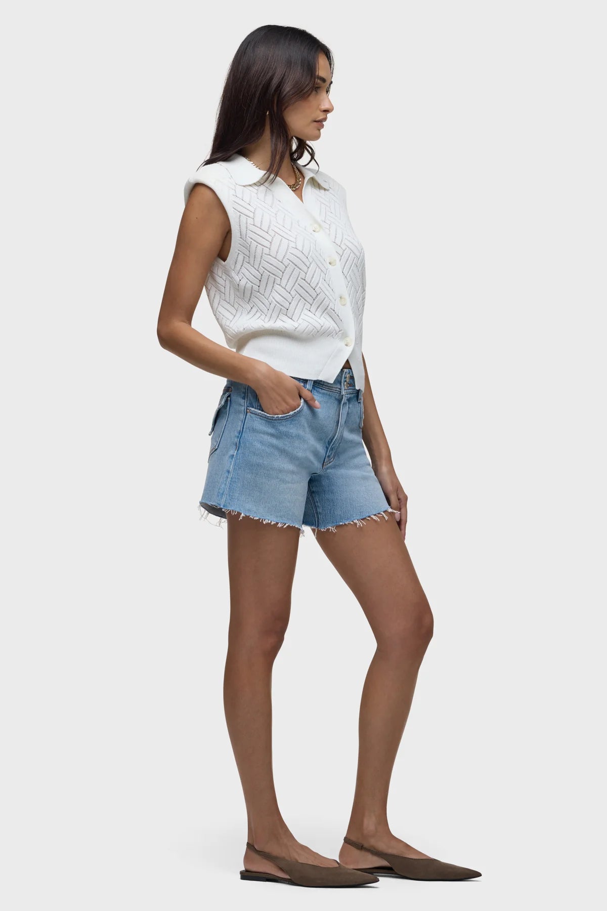 Devon Flap Pocket Boyfriend Short - Rush