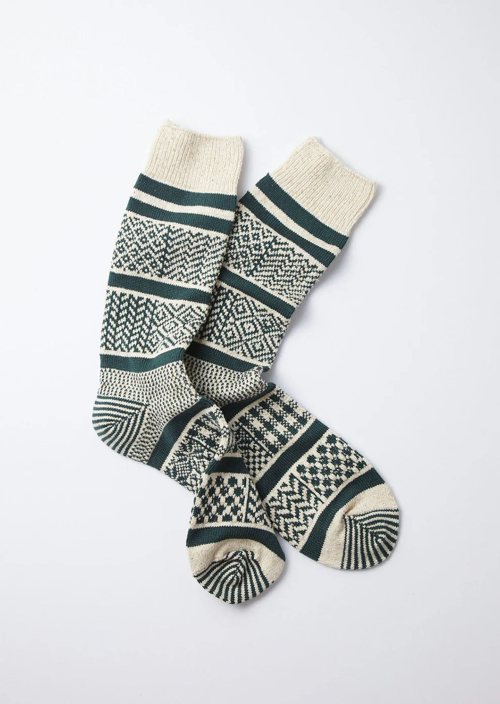 Multi Jacquard Crew Socks
