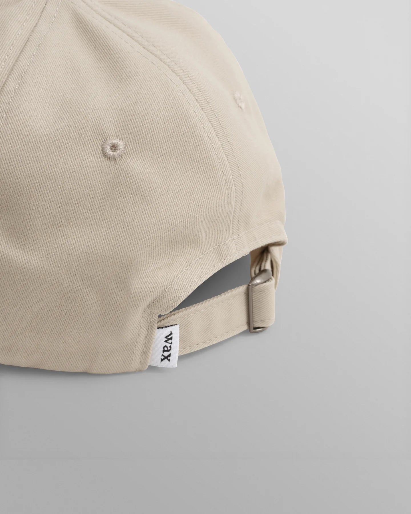 Spencer Cotton Sports Cap - Stone/Navy
