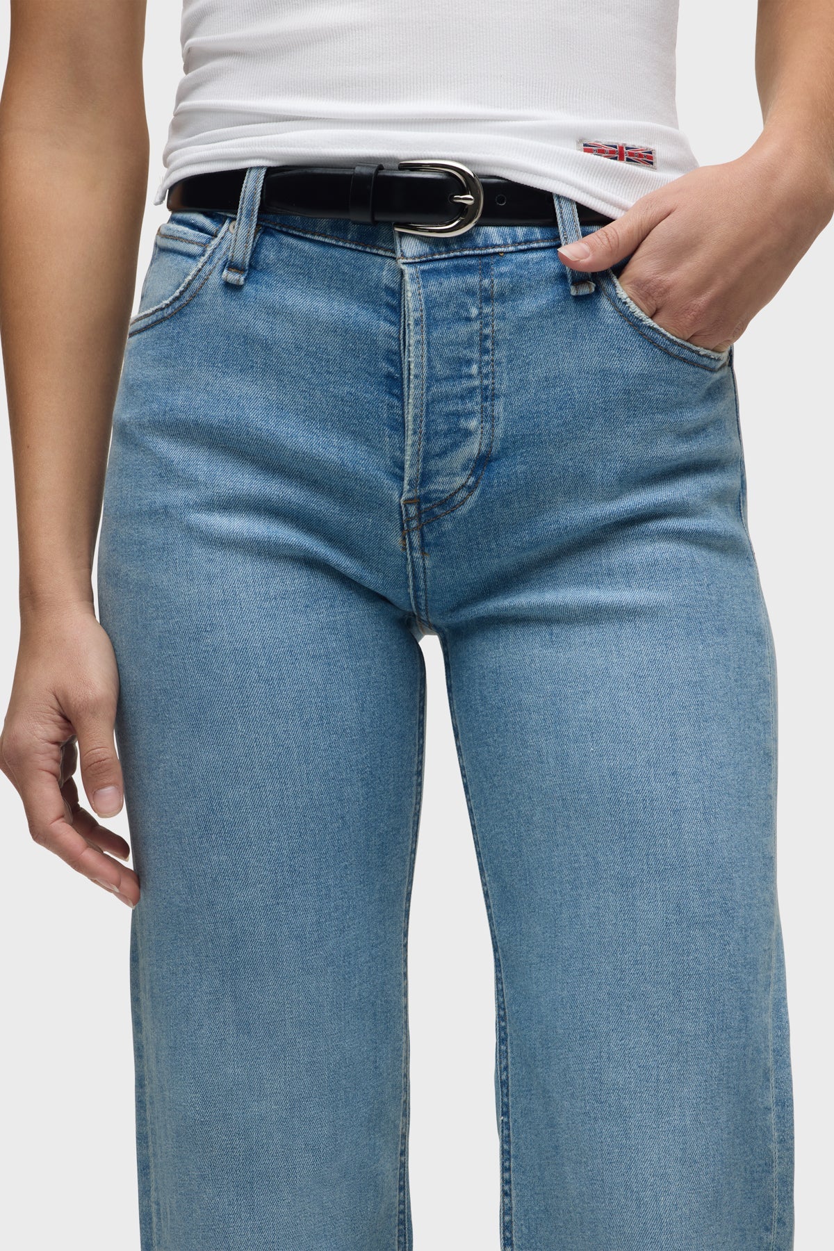 Rosie High-Rise Wide Leg W/ Cuff - Oak