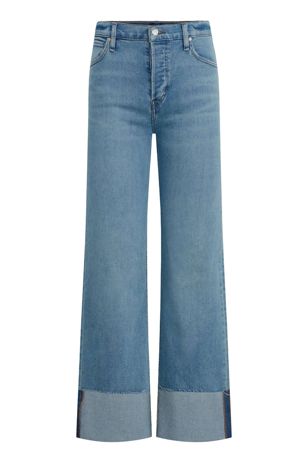 Rosie High-Rise Wide Leg W/ Cuff - Oak
