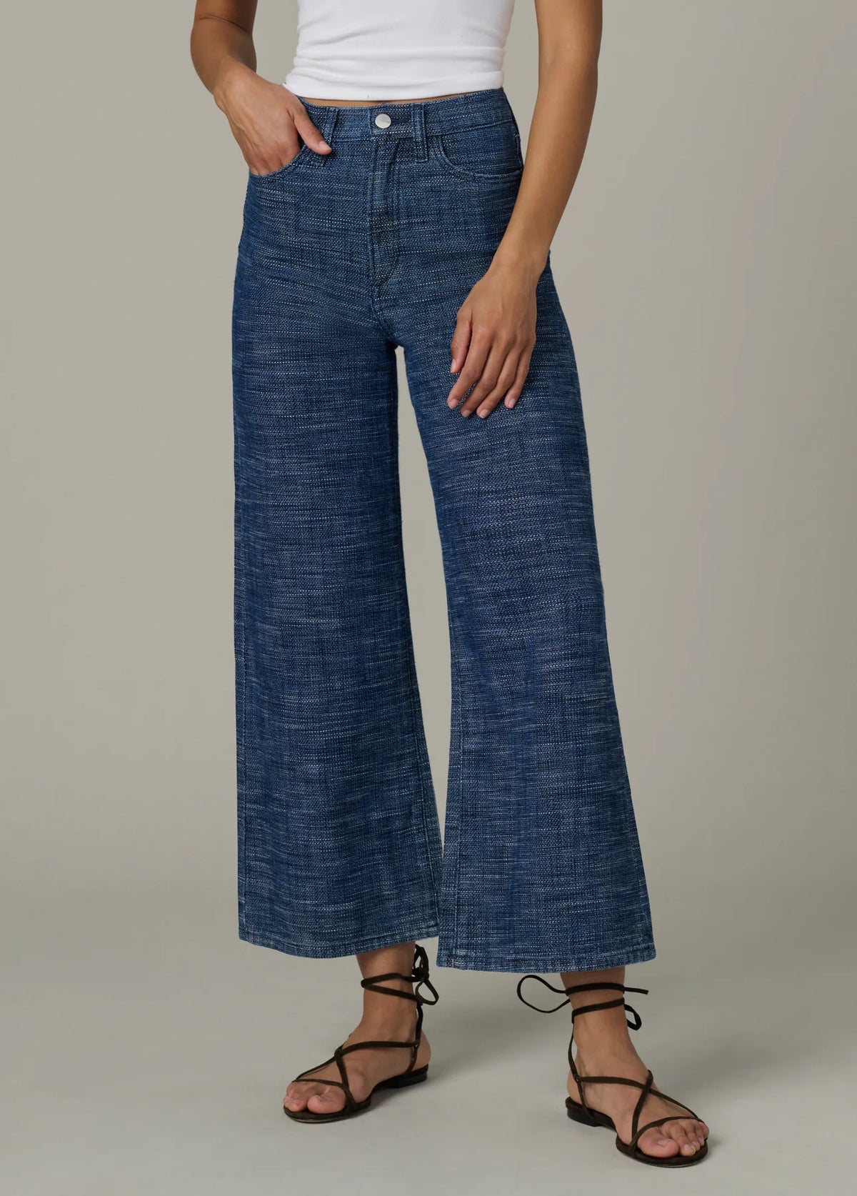 The Mia - High Rise Wide Leg Ankle - Abundance