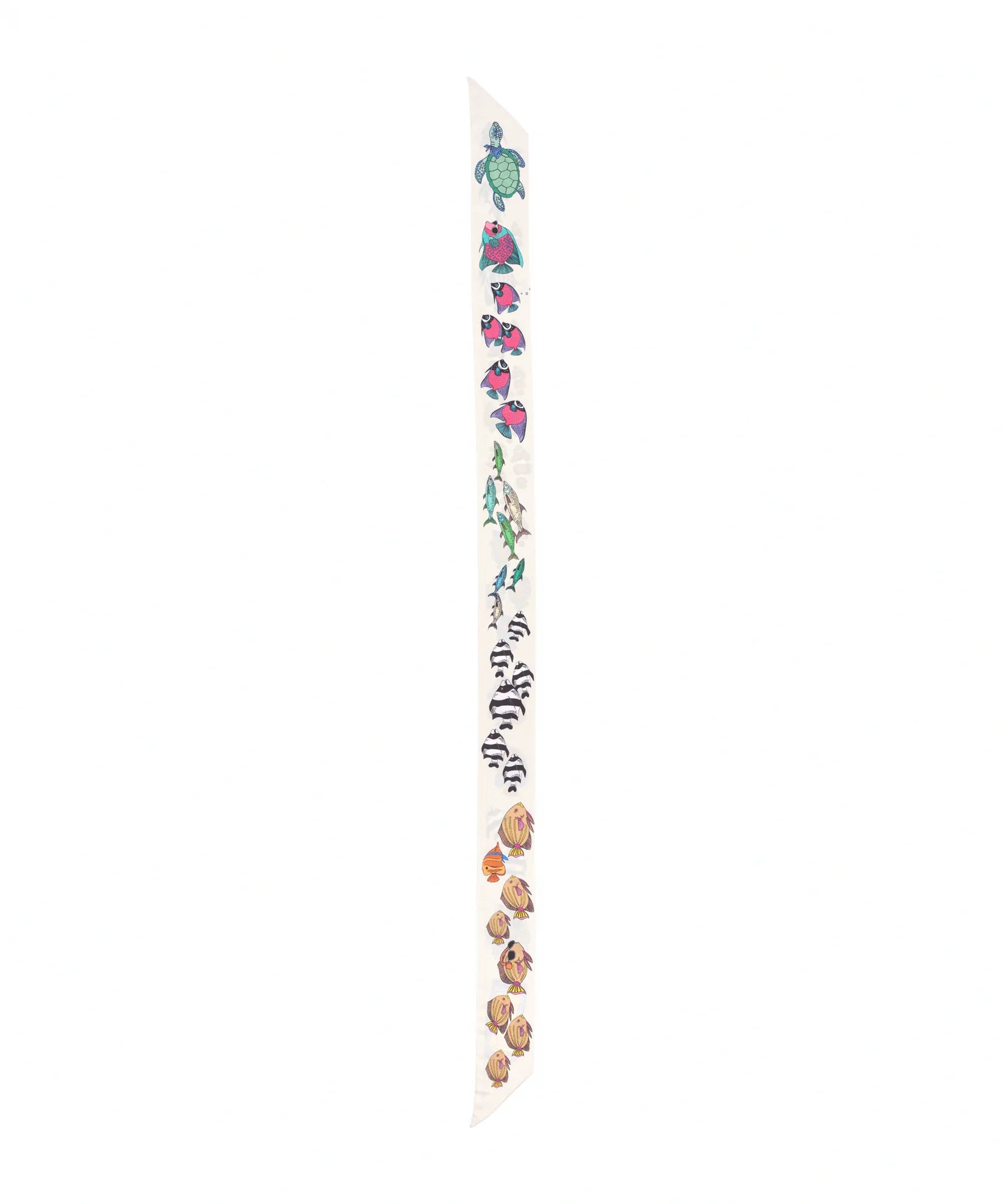 Lost At Sea Silk Ribbon Scarf - Multi