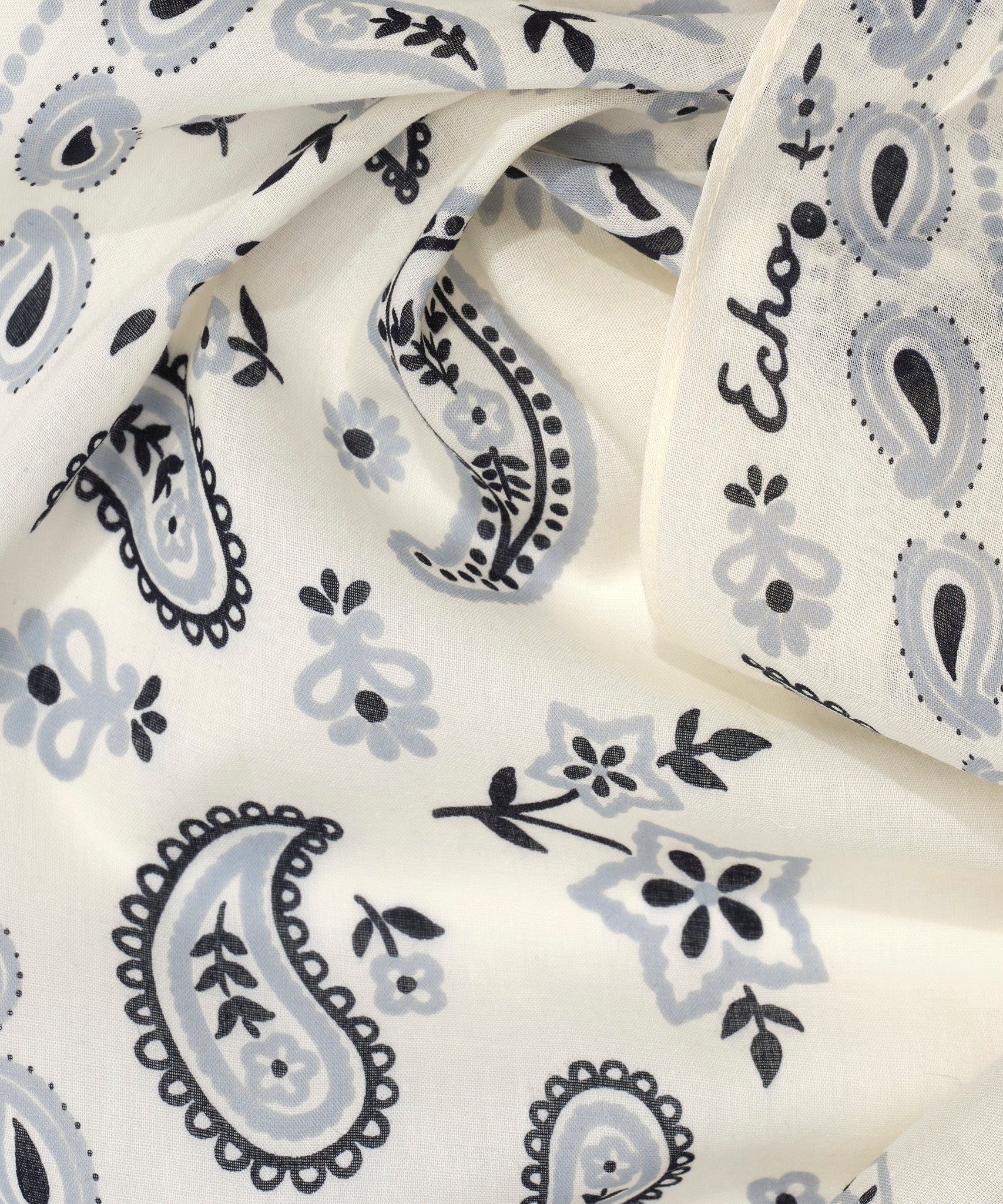 Bandana Triangle Scarf - Cream