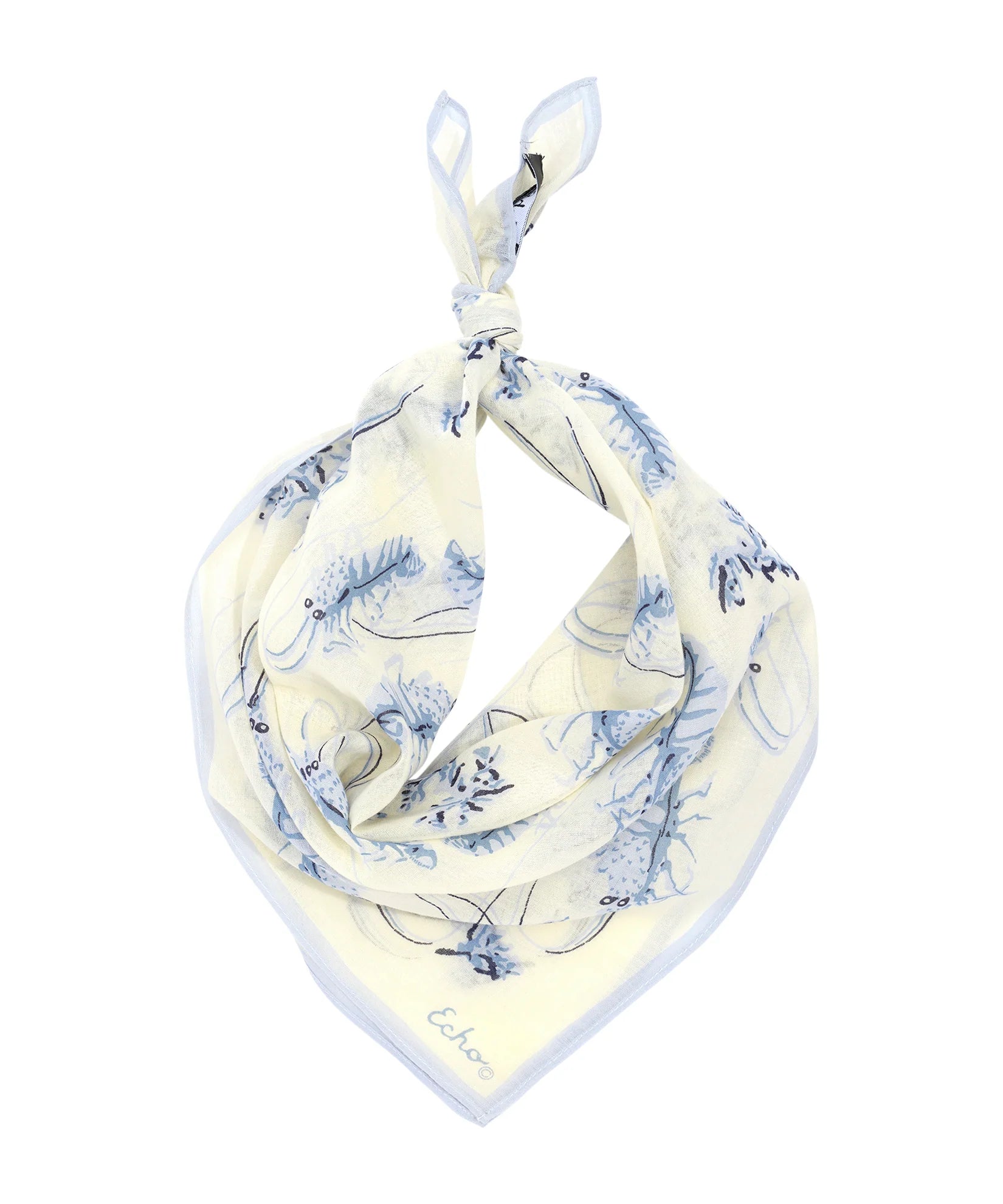 Shrimp Boat Bandana - Blue Shadow