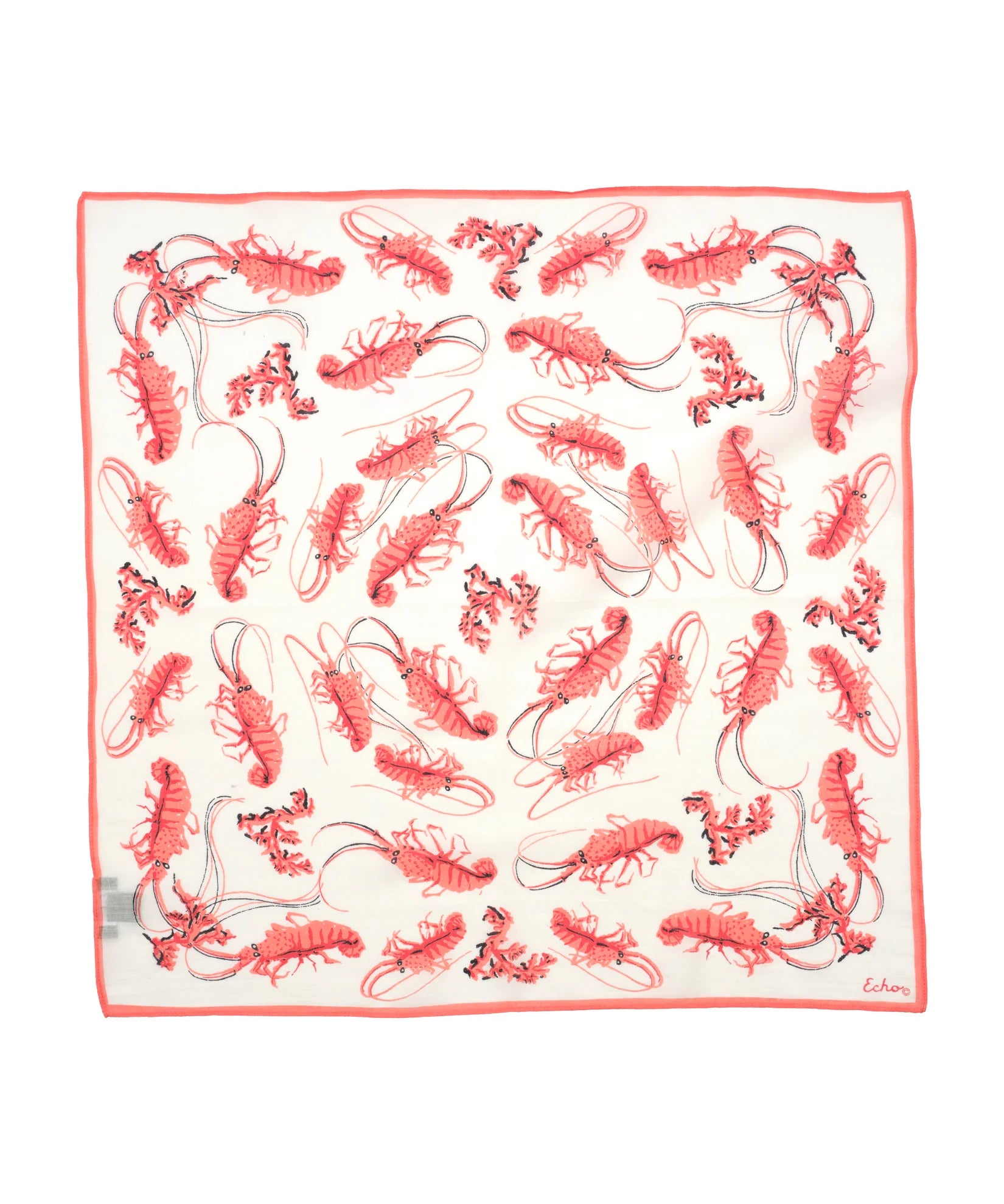 Shrimp Boat Bandana - Coral
