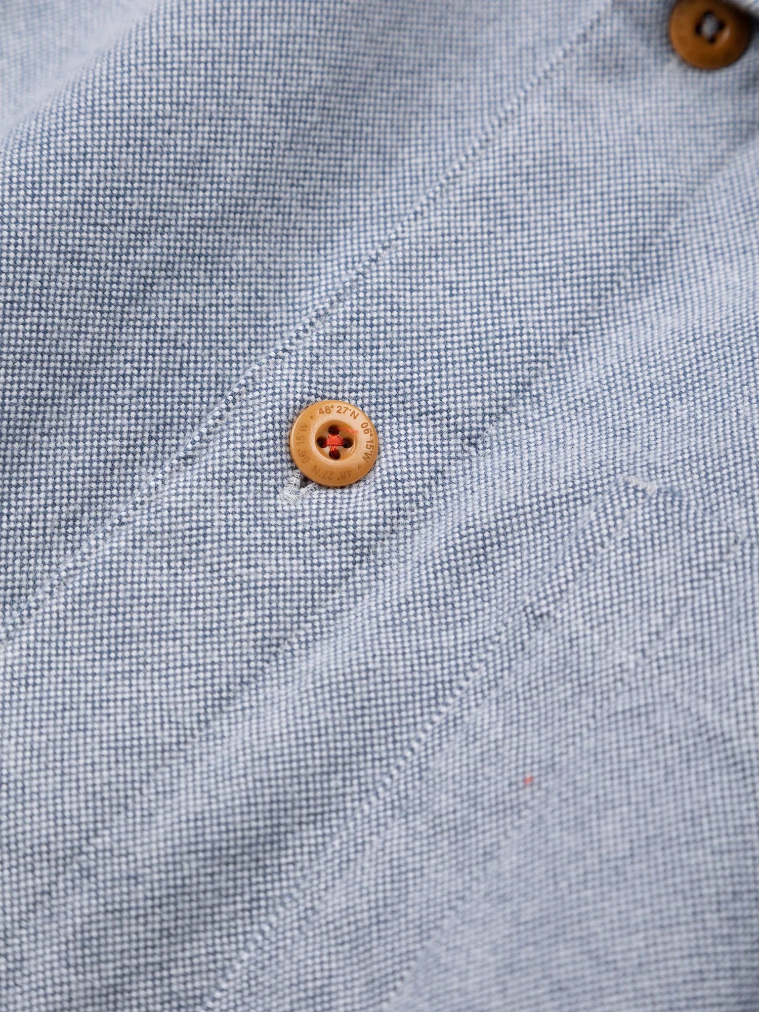 Men's Gylly Shirt - Indigo Dobby