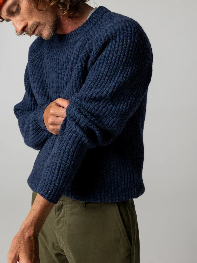 Men's Mora Knit Sweater - Navy