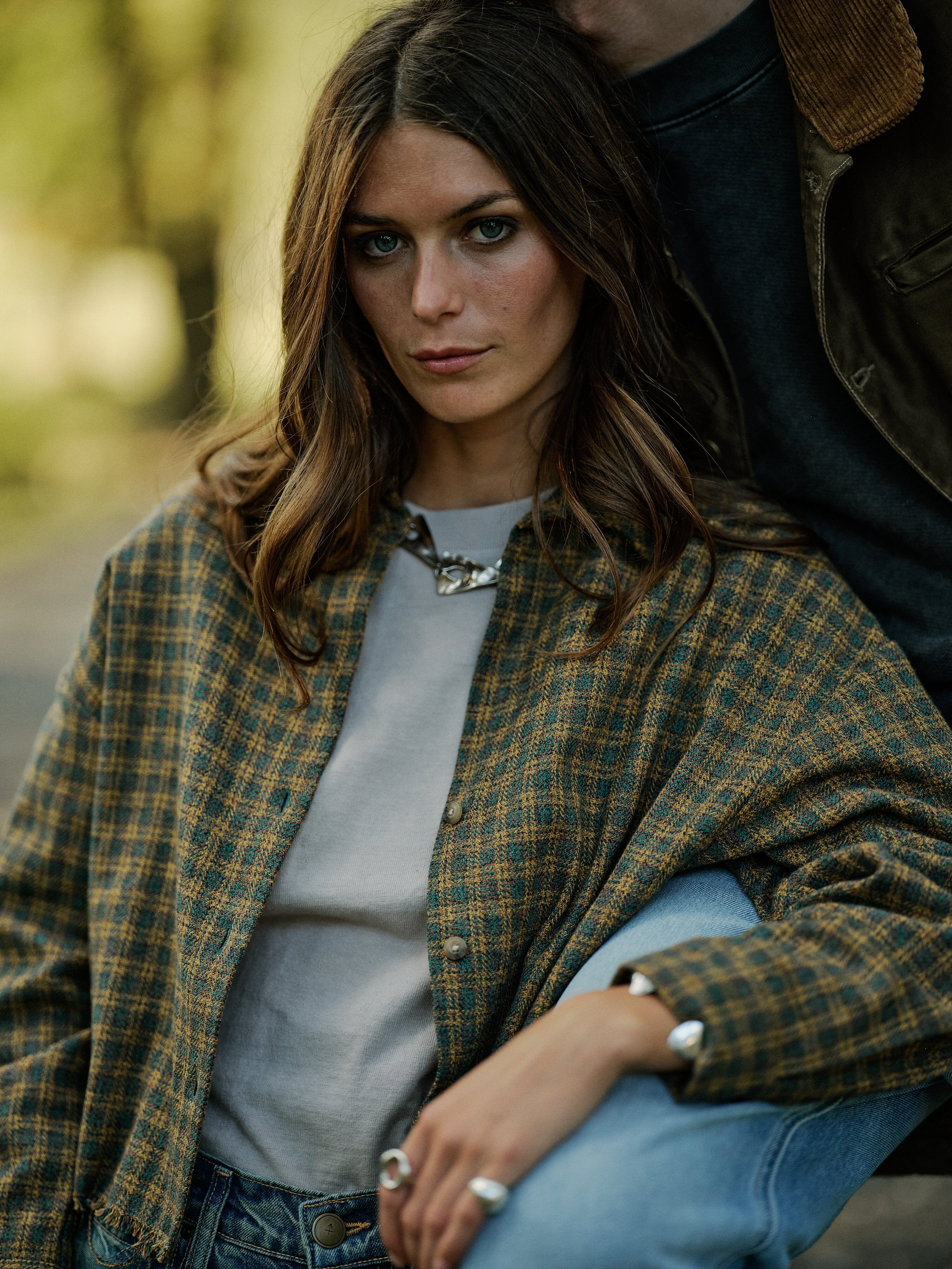 Women's Remi Cropped Shirt in Japanese Tweed
