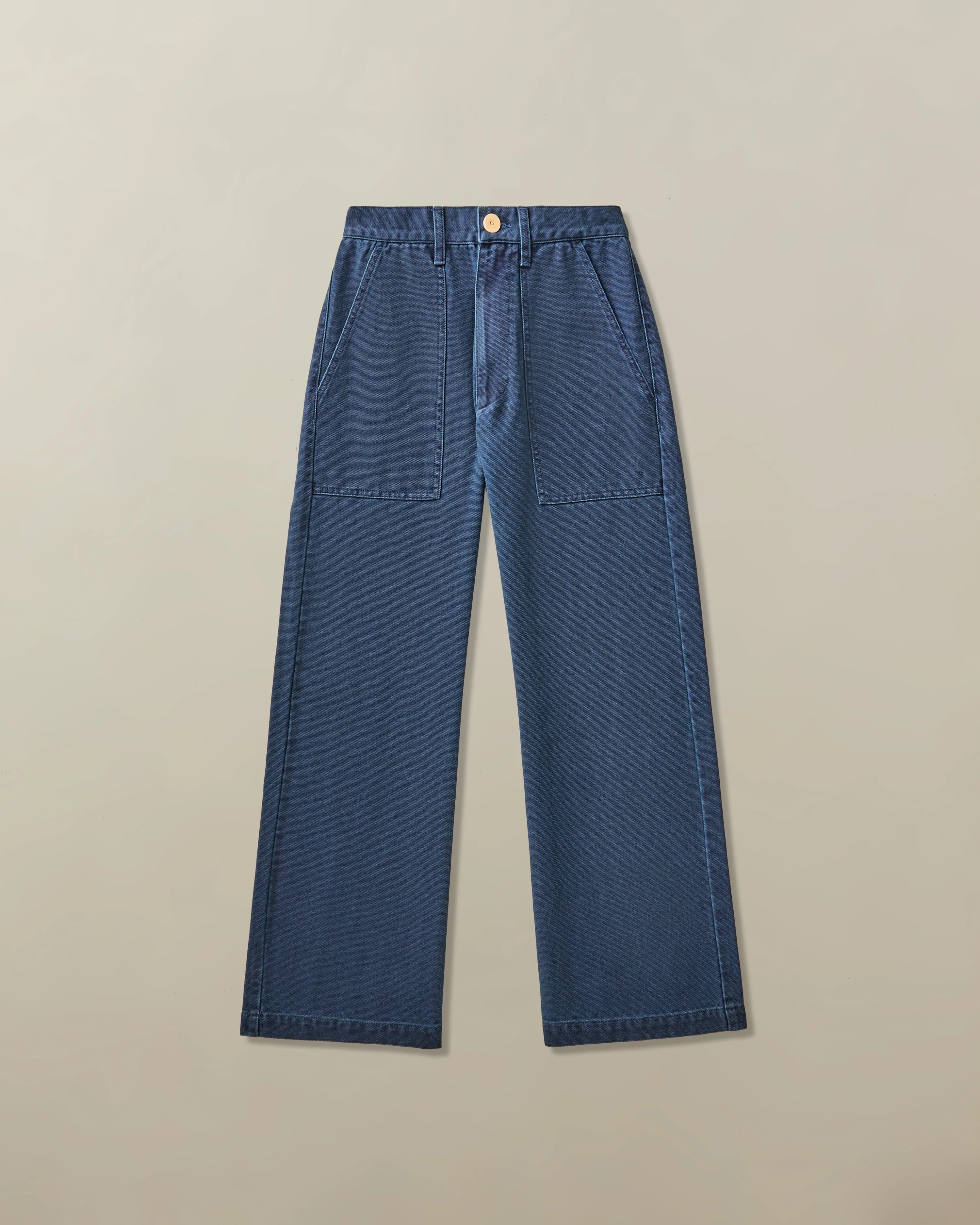 River Pant in Organic Cotton - Marine