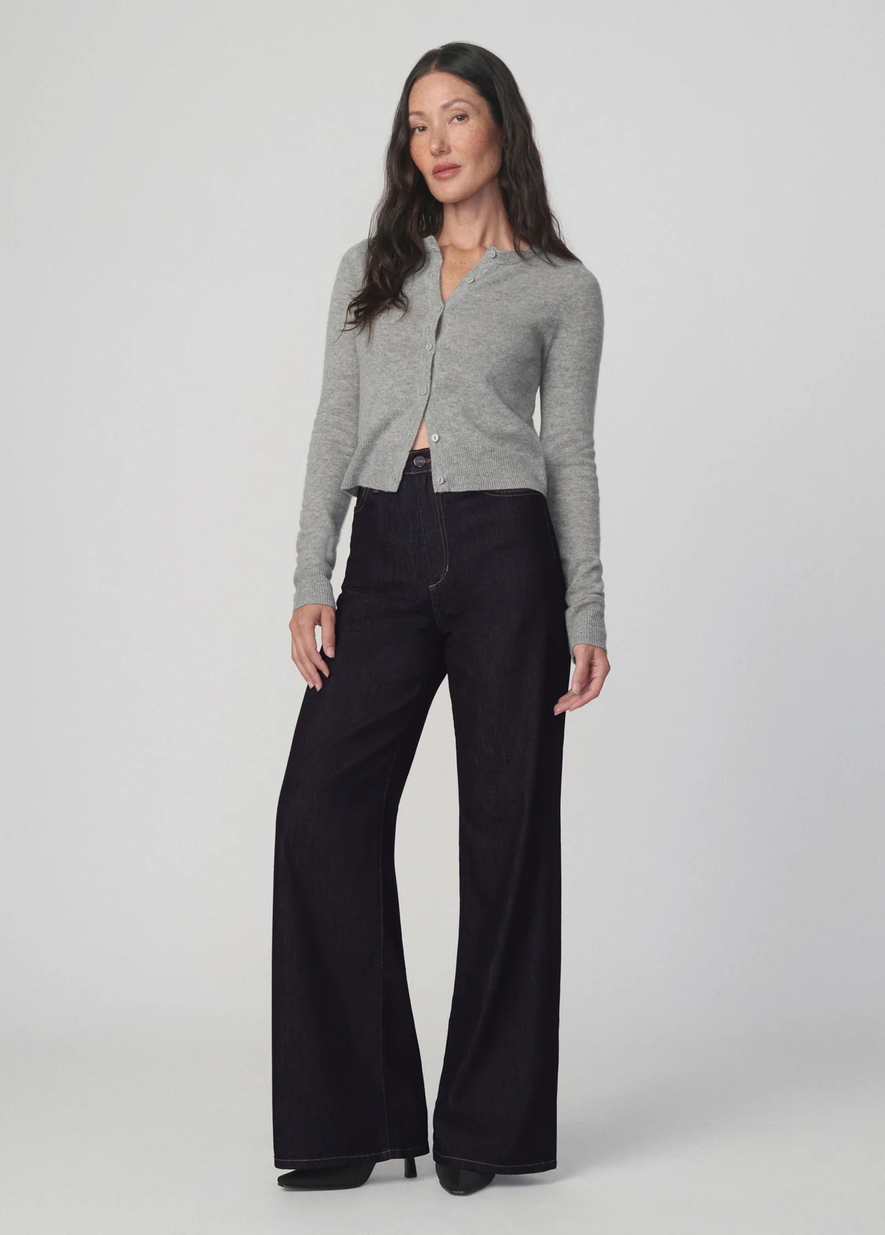 The Mia Petite - Petite High Rise Wide Leg - Absolutely