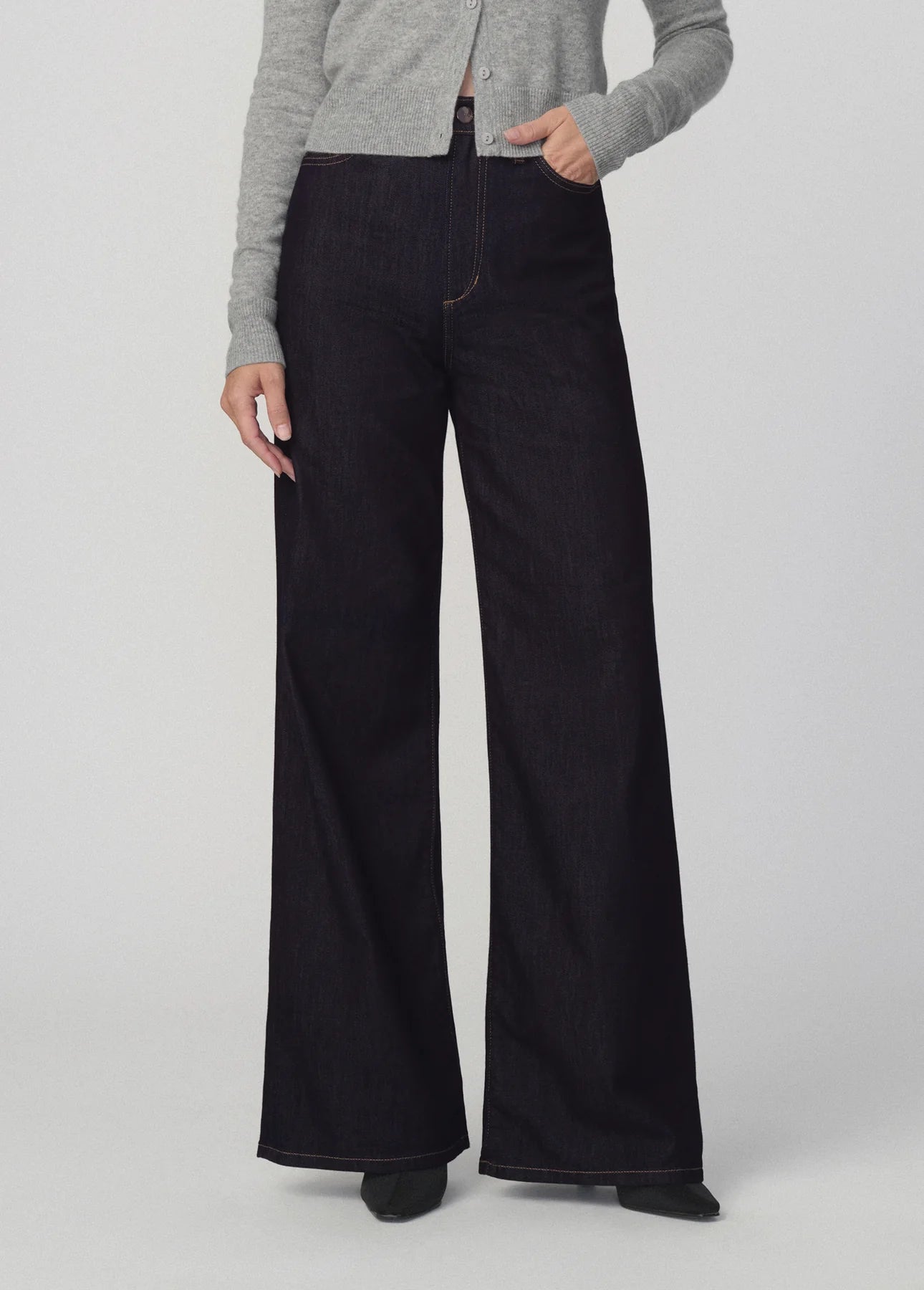 The Mia Petite - Petite High Rise Wide Leg - Absolutely